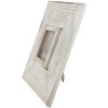 Marco de fotos de madera Clayre & Eef 2F0846 blanco 9x9 cm