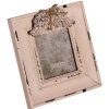 Clayre & Eef Casa de Campo Marco de fotos 2F0888 rosa 14x2x14 cm - 7x7 cm