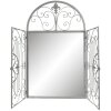Clayre & Eef 52S261 Espejo de pared 61x3x103 cm Gris