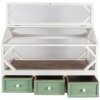 Clayre & Eef 5H0471 Decoración Invernadero 76x33x51 cm Blanco