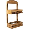 Clayre & Eef 5H0511 Estante de pared 40x20x70 cm marrón