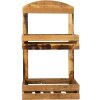 Clayre & Eef 5H0511 Estante de pared 40x20x70 cm marrón
