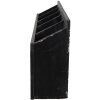 Clayre & Eef 5H0518 Estantería de Pared 60x13x28 cm Armario Negro