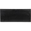 Clayre & Eef 5H0518 Estantería de Pared 60x13x28 cm Armario Negro