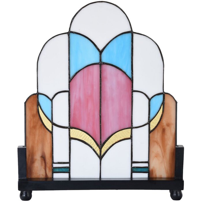 LumiLamp 5LL-6116 Cuadro Tiffany de pie 30x3x25 cm Multicolor