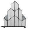 LumiLamp 5LL-6119 Lámpara de mesa Tiffany 30x4x25 cm E14-máx 1x40W Beige