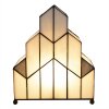 LumiLamp 5LL-6119 Lámpara de mesa Tiffany 30x4x25 cm E14-máx 1x40W Beige