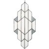 LumiLamp 5LL-6120 Cuadro Tiffany 23x1x50 cm Blanco-Gris