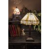 LumiLamp 5LL-6125 Lámpara de mesa Tiffany Ø 30x50 cm E27-máx 1x60W Beige, Marrón