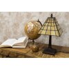 LumiLamp 5LL-6140 Lámpara de mesa Tiffany Ø 20x38 cm E14-máx 1x40W Amarillo