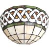LumiLamp 5LL-6150 Lámpara de pared Tiffany 31x15x21 cm E27-max 1x60W Beige
