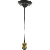 LumiLamp 5LL-95GO Portalámpara colgante 150 cm E27-máx 1x60W dorado, negro
