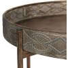 Clayre & Eef 5Y0756 Mesa auxiliar color cobre Ø 60x50 cm