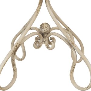 Clayre & Eef 5Y0813 Mesa auxiliar Beige Ø 55x65 cm