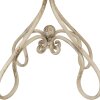 Clayre & Eef 5Y0813 Mesa auxiliar Beige Ø 55x65 cm