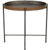 Clayre & Eef 5Y0818 Mesa auxiliar marrón 69x47x66 cm