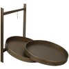 Clayre & Eef 5Y0882 Mesa auxiliar color cobre Ø 52x60 cm