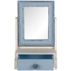 Clayre & Eef 62S242 Espejo de pie Azul 25x14x38 cm