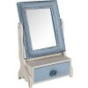 Clayre & Eef 62S242 Espejo de pie Azul 25x14x38 cm