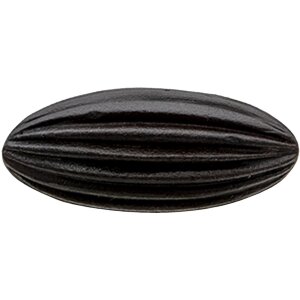 Clayre & Eef 64881 Pomo Puerta Juego de 4 Negro 2x4x5 cm