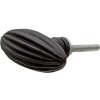 Clayre & Eef 64881 Pomo Puerta Juego de 4 Negro 2x4x5 cm