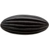Clayre & Eef 64881 Pomo Puerta Juego de 4 Negro 2x4x5 cm