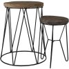 Clayre & Eef 64939 Mesa para plantas marrón Ø 13x22 cm