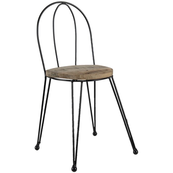 Clayre & Eef 64942 Mesa para plantas marrón 23x22x45 cm