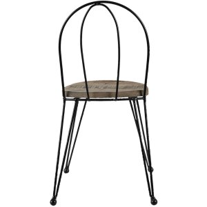Clayre & Eef 64942 Mesa para plantas marrón 23x22x45 cm