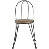 Clayre & Eef 64942 Mesa para plantas marrón 23x22x45 cm