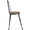 Clayre & Eef 64942 Mesa para plantas marrón 23x22x45 cm