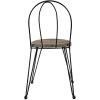 Clayre & Eef 64942 Mesa para plantas marrón 23x22x45 cm