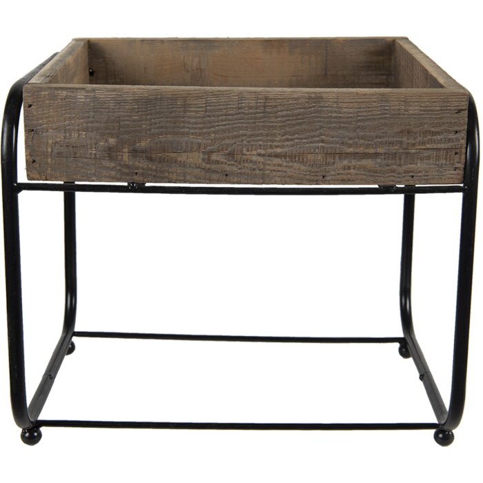 Clayre & Eef 64950 Mesa Jardinera Marrón 32x26x27 cm