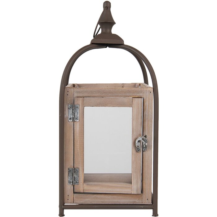 Clayre & Eef 64958 Farol Marrón 19x19x46 cm