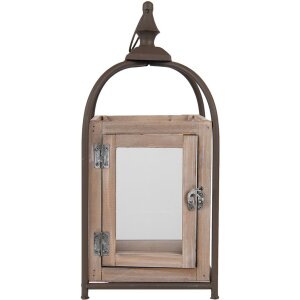 Clayre & Eef 64958 Farol Marrón 19x19x46 cm
