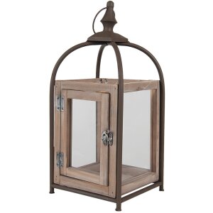 Clayre & Eef 64958 Farol Marrón 19x19x46 cm