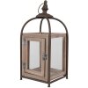 Clayre & Eef 64958 Farol Marrón 19x19x46 cm