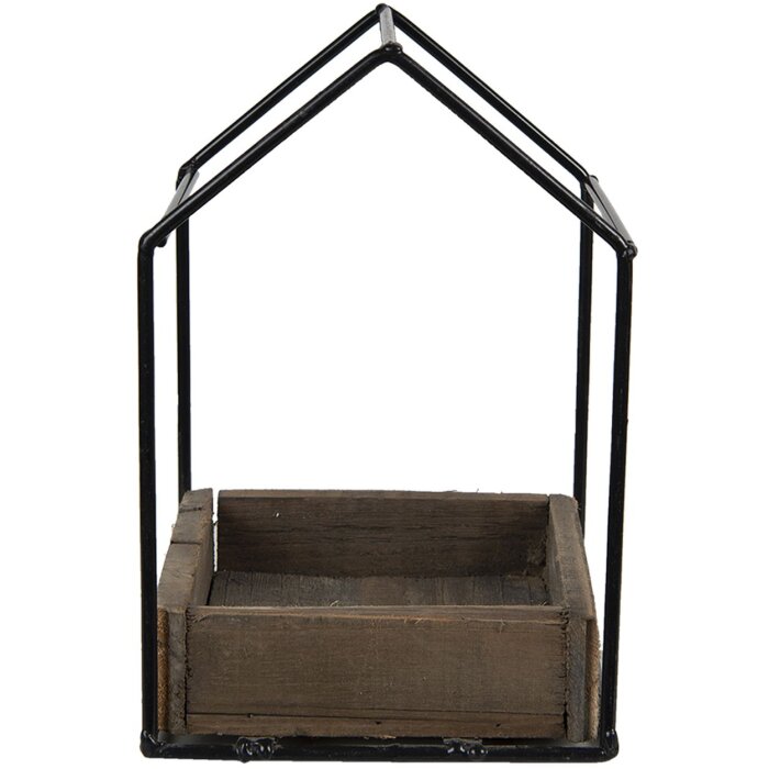 Clayre & Eef 64967 Jardinera Marrón 15x15x23 cm