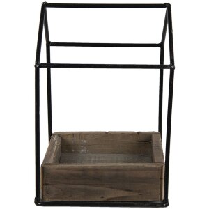 Clayre & Eef 64967 Jardinera Marrón 15x15x23 cm