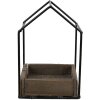 Clayre & Eef 64967 Jardinera Marrón 15x15x23 cm