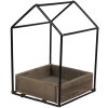 Clayre & Eef 64967 Jardinera Marrón 15x15x23 cm