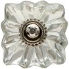 Clayre & Eef 64983 Pomo puerta transparente 4x4x3 cm