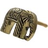 Clayre & Eef 64987 Pomo Elefante color Oro 4x3x3 cm