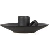 Clayre & Eef 6CE1299 Candelero Gris Ø 13x4 cm