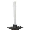 Clayre & Eef 6CE1299 Candelero Gris Ø 13x4 cm