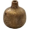 Clayre & Eef 6CE1317 Jarrón Decorativo Marrón Ø 9x9 cm