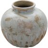 Clayre & Eef 6CE1324 Jarrón Gris Ø 12x11 cm