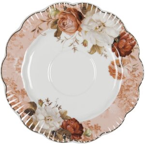 Clayre & Eef Taza de Café con Plato Blanca...