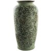 Clayre & Eef 6CE1392L Jarrón Deco Azul, Blanco Ø 19x37 cm