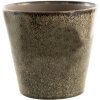 Clayre & Eef 6CE1407L Macetero para interior Verde, Marrón, Beige Ø 17x16 cm